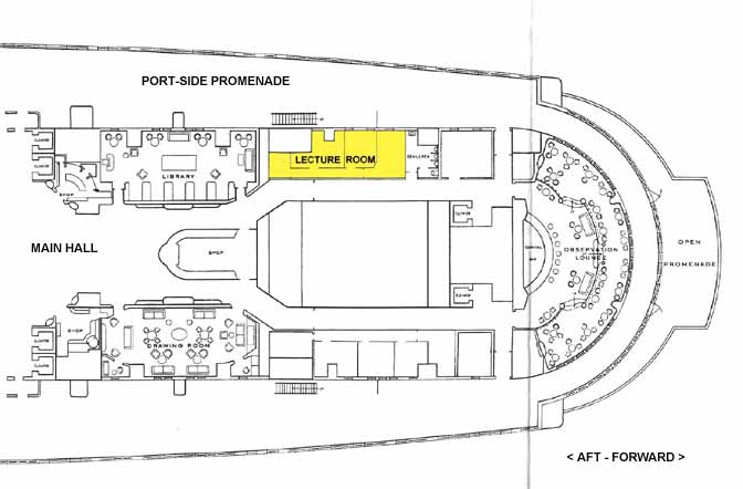 Map of Area on Ship