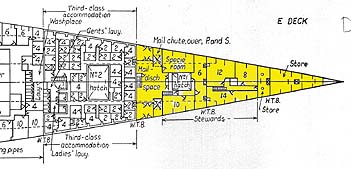 D Deck Quarters Map