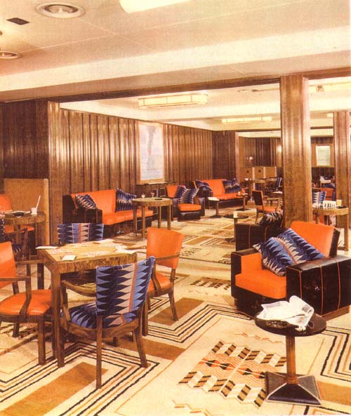 In the 1970's the secondclass smoking room was reconfigured into a wedding