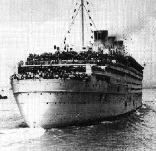 16,000 men on ship